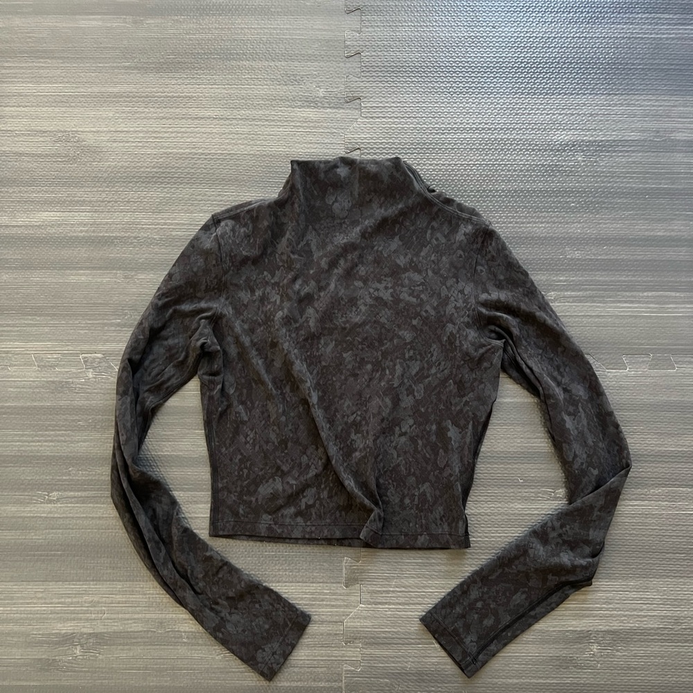 Lululemon All Aligned Mock Neck Long Sleeve Crop Top Bundle Size 4 - Picture 9 of 11